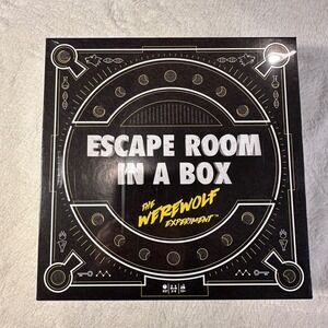 Mattel Escape Room in a Box The Werewolf Experiment Game FJR43 New Sealed